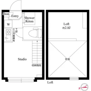 ハーモニーテラス高井戸西【1階】の間取り