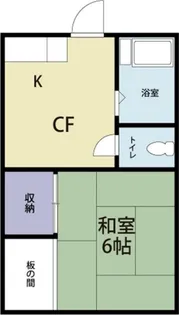 東京都調布市調布ケ丘2丁目【アパート】の間取り