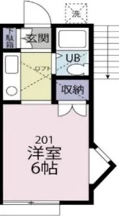 東京都調布市入間町1丁目【アパート】の間取り