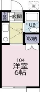 東京都調布市入間町1丁目【アパート】の間取り
