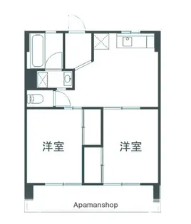 川瀬コーポラス【1階】の間取り