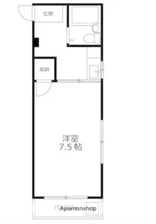 プチハイムK【2階】の間取り