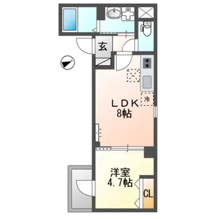 グランチェスタ【1階】の間取り