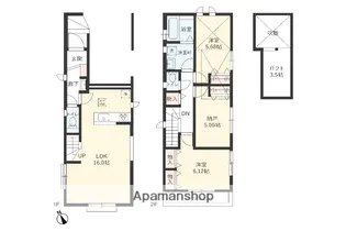 東京都東久留米市滝山3丁目【一戸建】の間取り