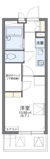 レオパレスシンシア デューク【2階】の間取り