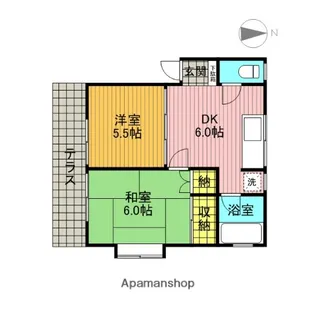 ハビタ【1階】の間取り