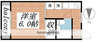 コーポラス 紀里【2階】の間取り