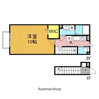 クレールC棟【2階】の間取り