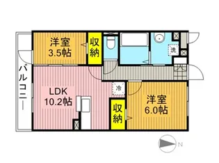 CAPE KANEKO B棟【3階】の間取り