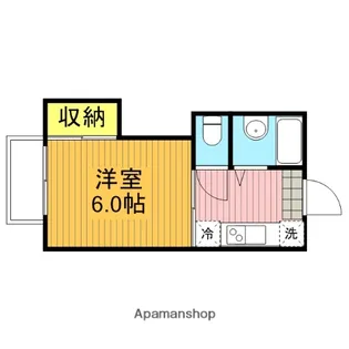 武蔵野ホームランドハイツ【1階】の間取り