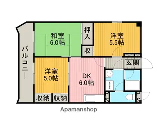 マンションカンギン【1階】の間取り
