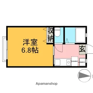 ベルカーサ【2階】の間取り