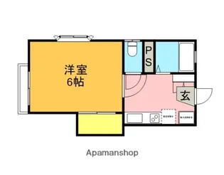 ハイツクレッセント【1階】の間取り