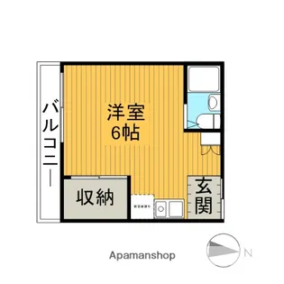 ザ・リバーヴュー【105号室】の間取り