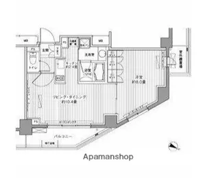 ヒューリックレジデンス茗荷谷【6階】の間取り