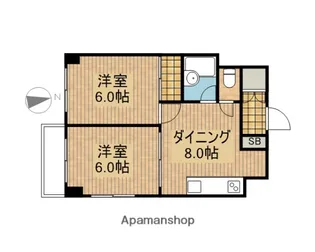 ライオンズマンション茗荷谷【1階】の間取り