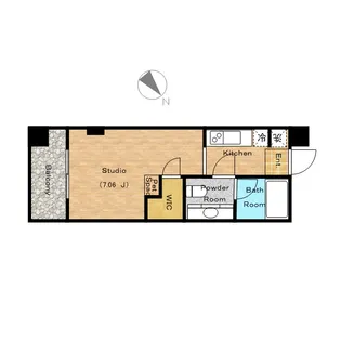 レジディア池袋ウエスト【9階】の間取り