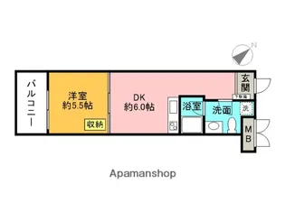 百番館【1階】の間取り
