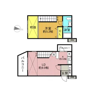 可染館【3階】の間取り