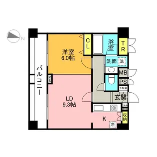 レジディア文京音羽Ⅱ【5階】の間取り