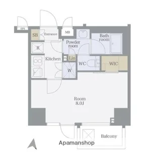コンシェリア文京小石川【6階】の間取り