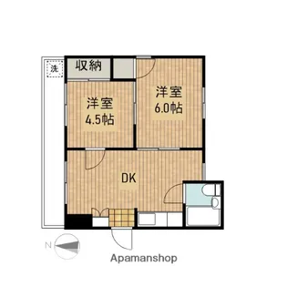 ニューアート本郷【401号室】の間取り