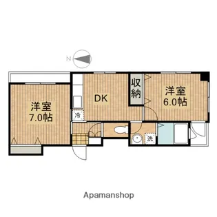 小石川YSレジデンス【3階】の間取り