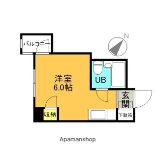すいーとぴあ本郷【7階】の間取り