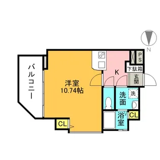 クレアール巣鴨【3階】の間取り