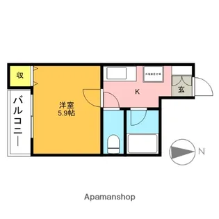 東京都板橋区大山東町【マンション】の間取り
