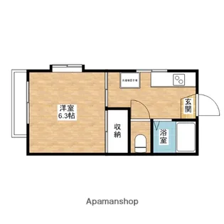 ペガサス上十条【2階】の間取り