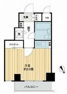 グラチアトルリ【4階】の間取り