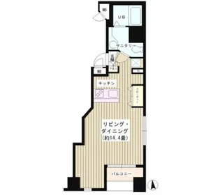 K’S麹町【8階】の間取り