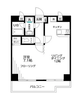 日神パレステージ西池袋【10階】の間取り
