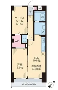 ソレアード茗荷谷【1階】の間取り