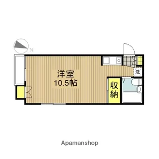 コーポかすが【3階】の間取り