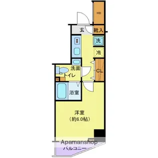 クレヴィスタ池袋本町【4階】の間取り