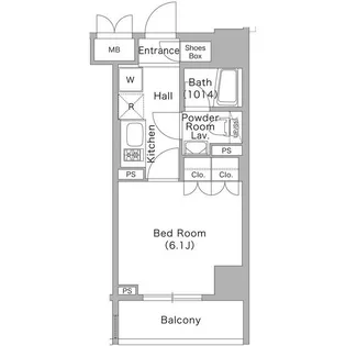 コンフォリア文京春日【13階】の間取り