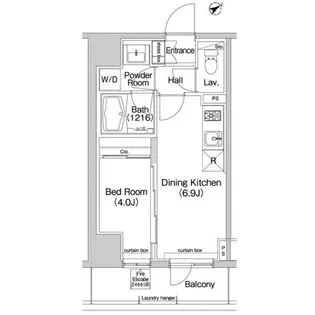 コンフォリア東池袋EAST【10階】の間取り