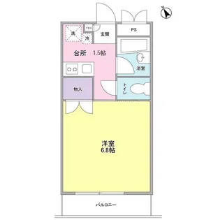 フローラ本駒込【2階】の間取り