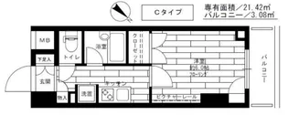 ステージファーストお茶の水女子大前【2階】の間取り