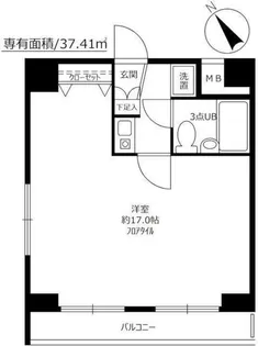 岡田ビル【5階】の間取り