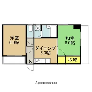 コンフォートイチハラ【5階】の間取り