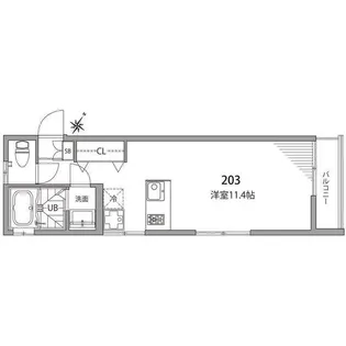 グランエッグス文京大塚S【2階】の間取り