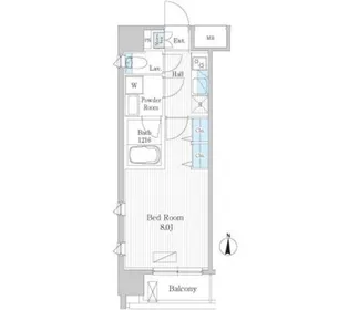 UPPER FIELD WOOD【3階】の間取り