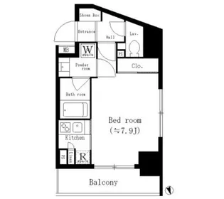 パークキューブ新板橋【7階】の間取り