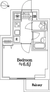 パレステュディオ本郷東大前【4階】の間取り