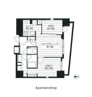サンイング飯田橋【9階】の間取り