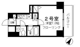 南大塚パレス【7階】の間取り
