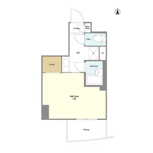 ミリアレジデンス御茶ノ水【5階】の間取り